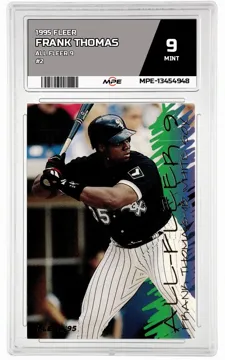 1995 FLEER ALL FLEER 9 #2 FRANK THOMAS MPE 9 MINT — graded card up for auction