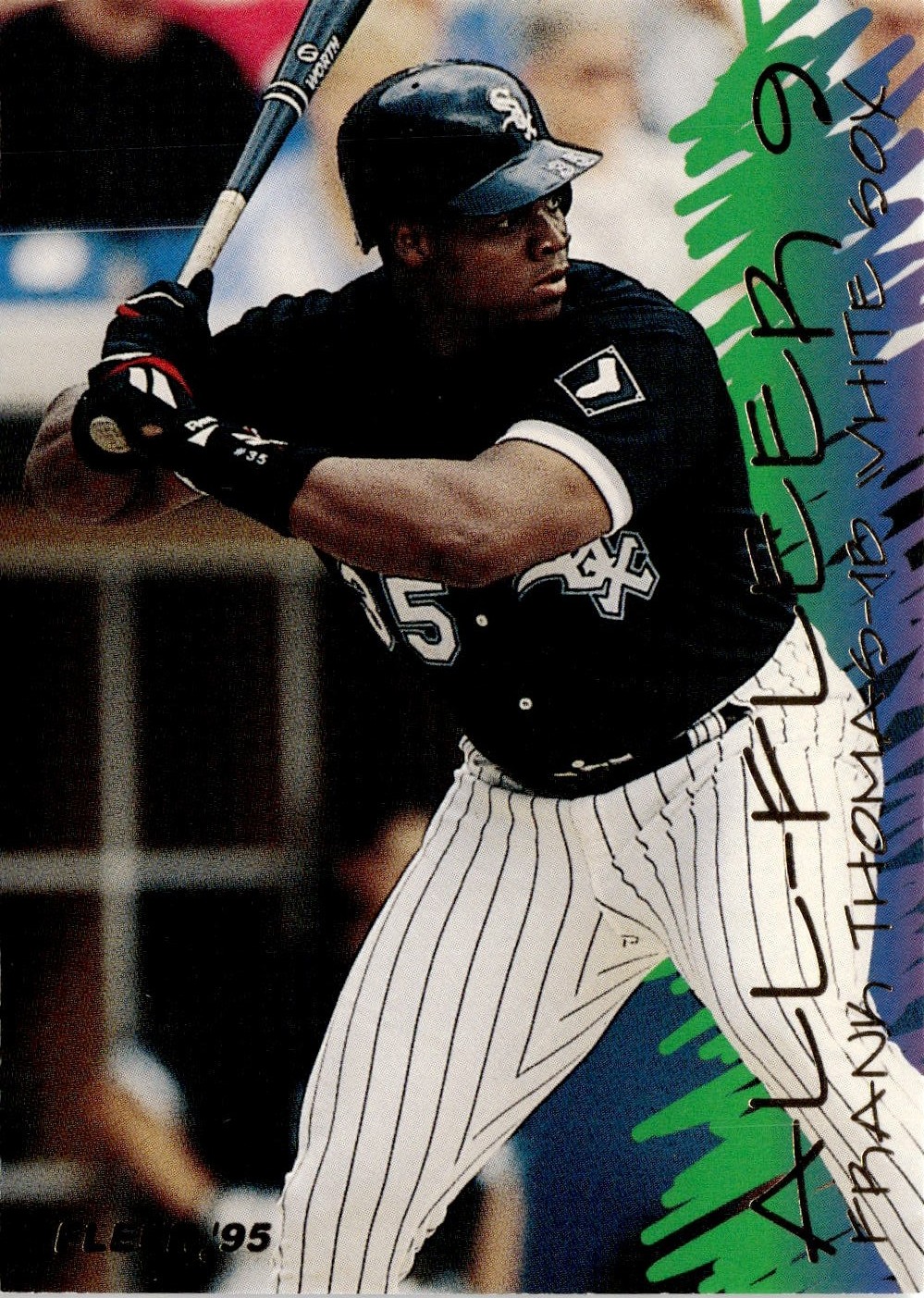 1995 Fleer Frank Thomas graded slab