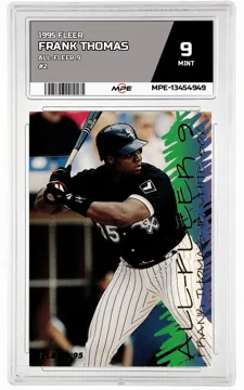 1995 FLEER All-Fleer 9 #2 FRANK THOMAS MPE 9 MINT — graded card up for auction