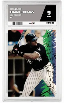 1995 FLEER All-Fleer 9 #2 FRANK THOMAS MPE 9 MINT — graded card up for auction