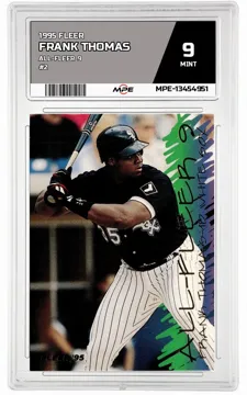 1995 FLEER All-Fleer 9 #2 FRANK THOMAS MPE 9 MINT — graded card up for auction