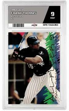 1995 FLEER All-Fleer 9 #2 FRANK THOMAS MPE 9 MINT — graded card up for auction