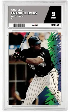 1995 FLEER All-Fleer 9 #2 FRANK THOMAS MPE 9 MINT — graded card up for auction