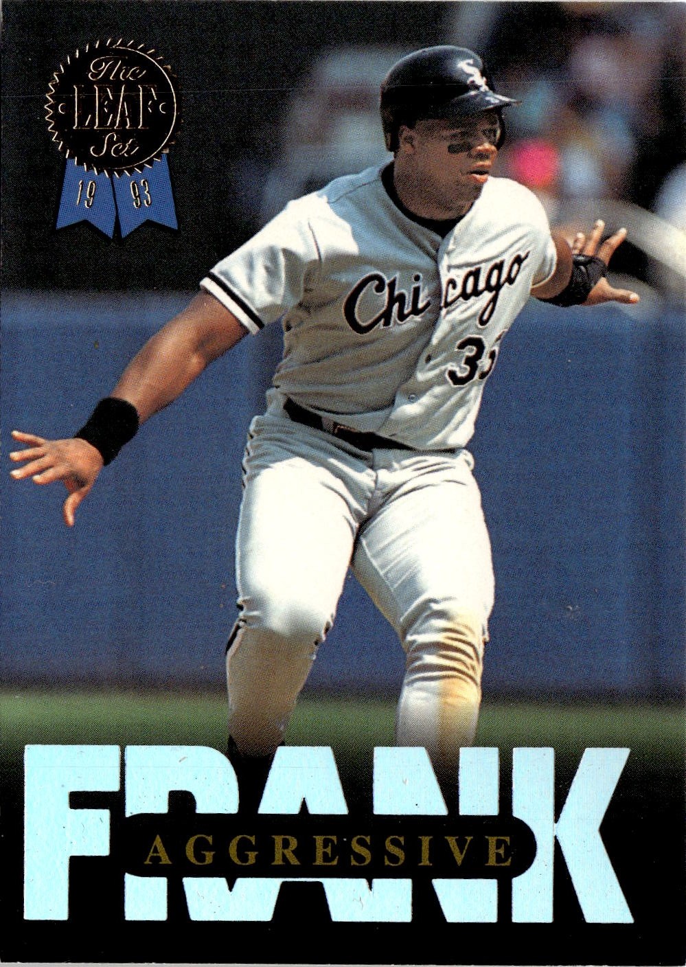 1993 Leaf Frank Thomas graded slab