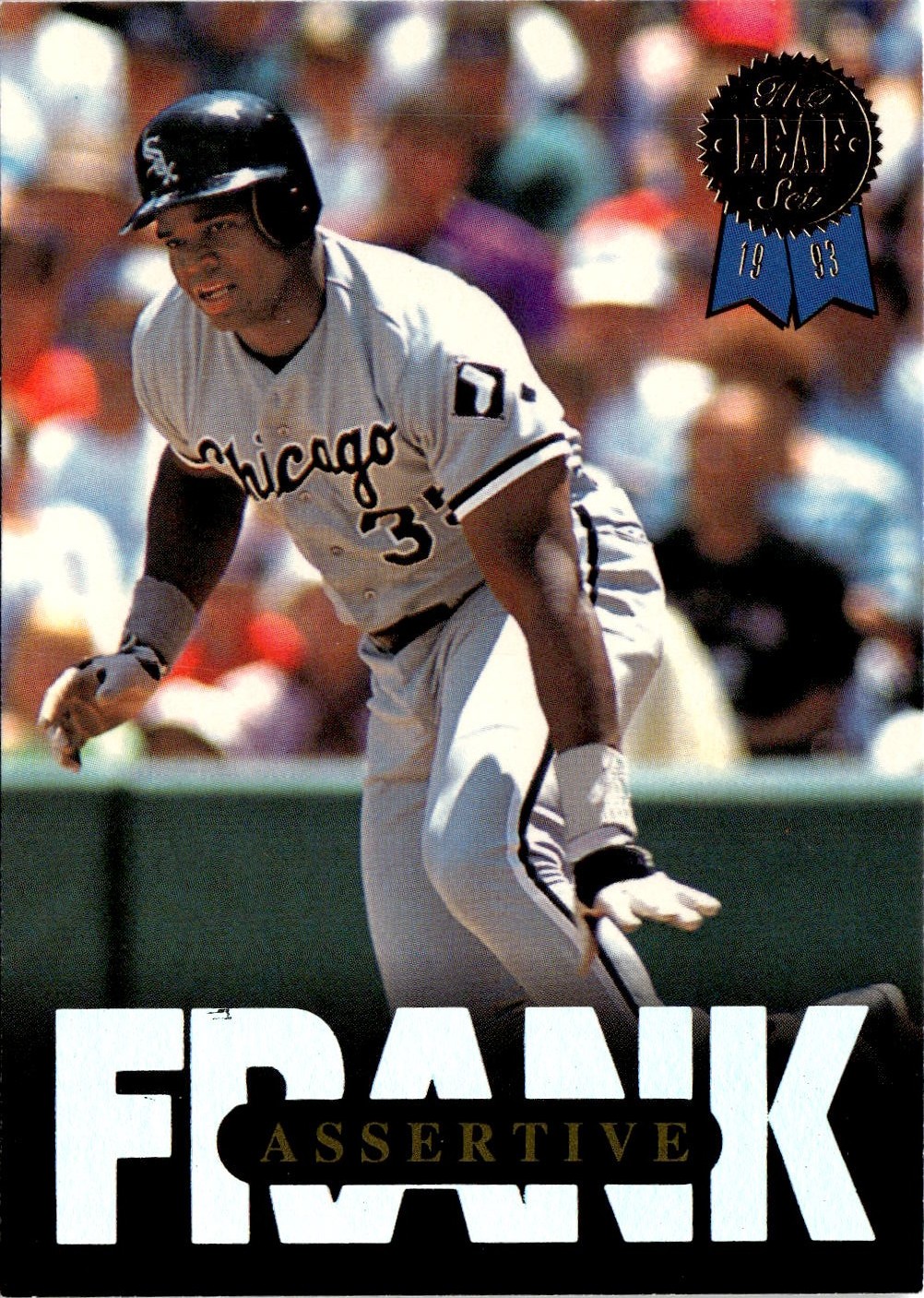 1993 Leaf Frank Thomas graded slab