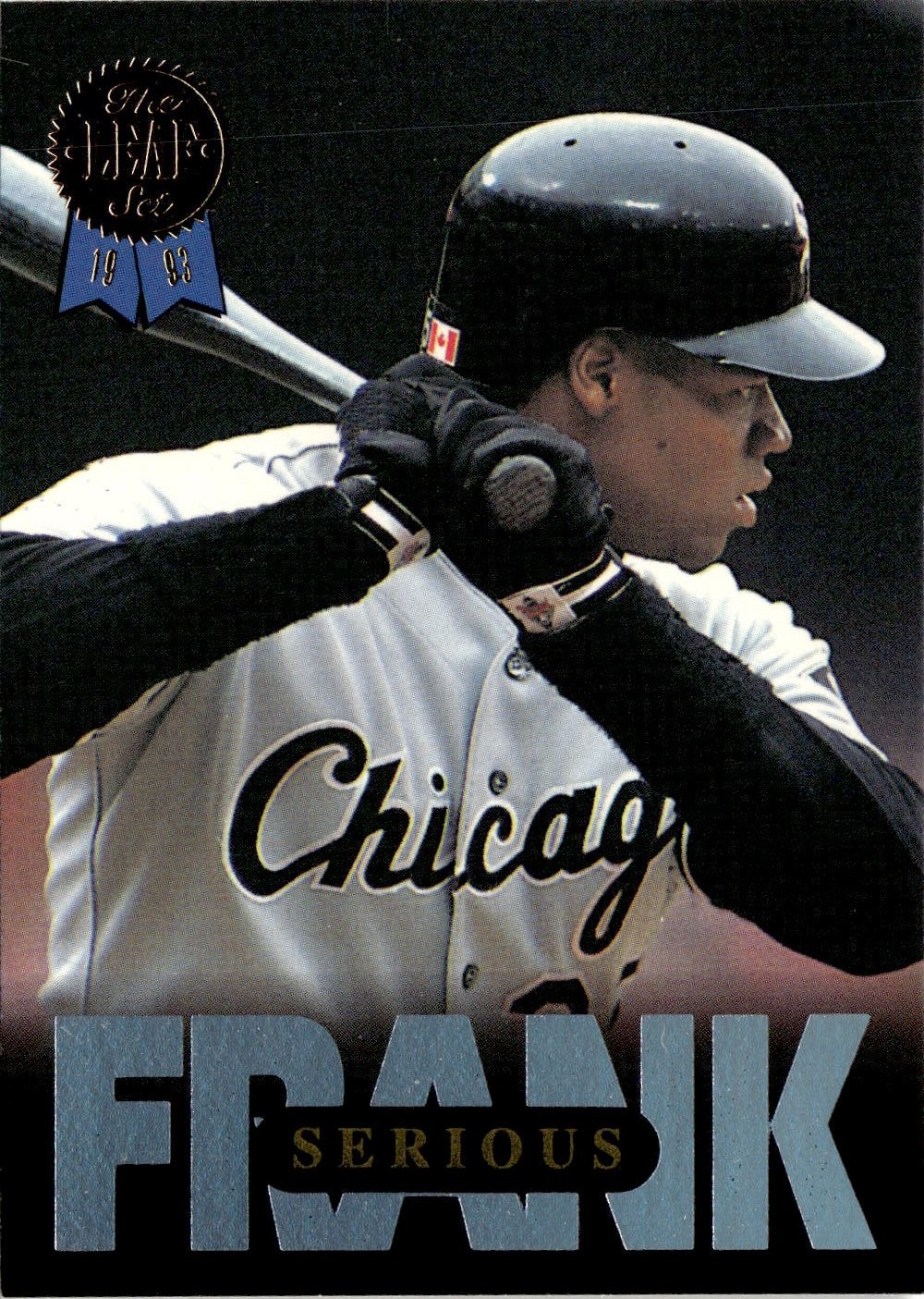 1993 Leaf Frank Thomas graded slab