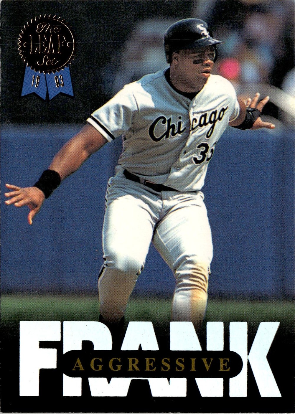 1993 Leaf Frank Thomas graded slab