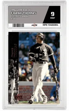 1994 UPPER DECK ELECTRIC DIAMOND #300 FRANK THOMAS MPE 9 MINT — graded card up for auction