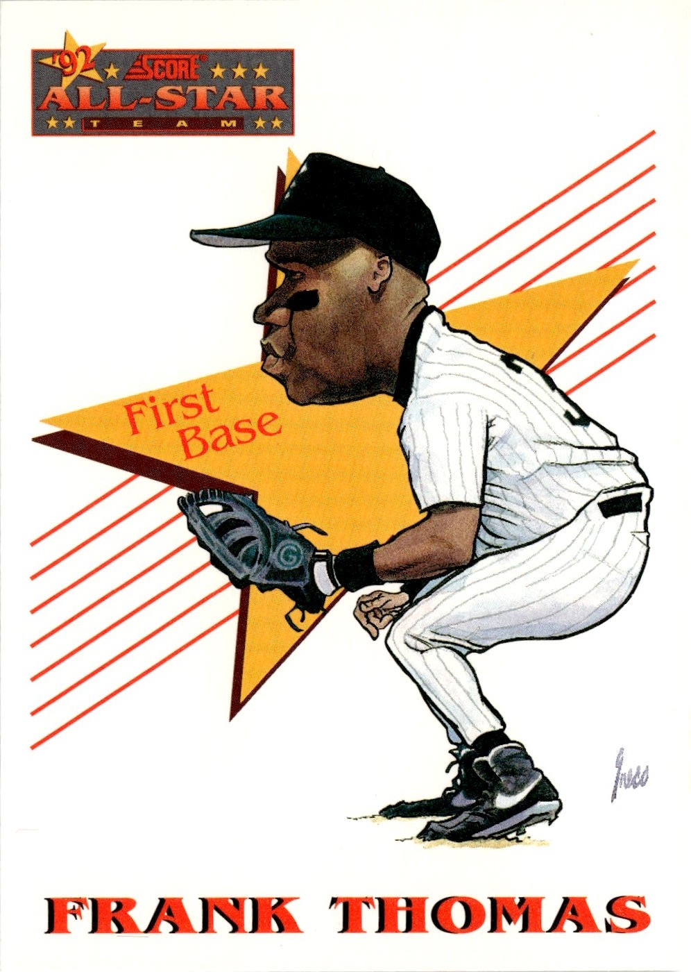 1993 Score Frank Thomas graded slab