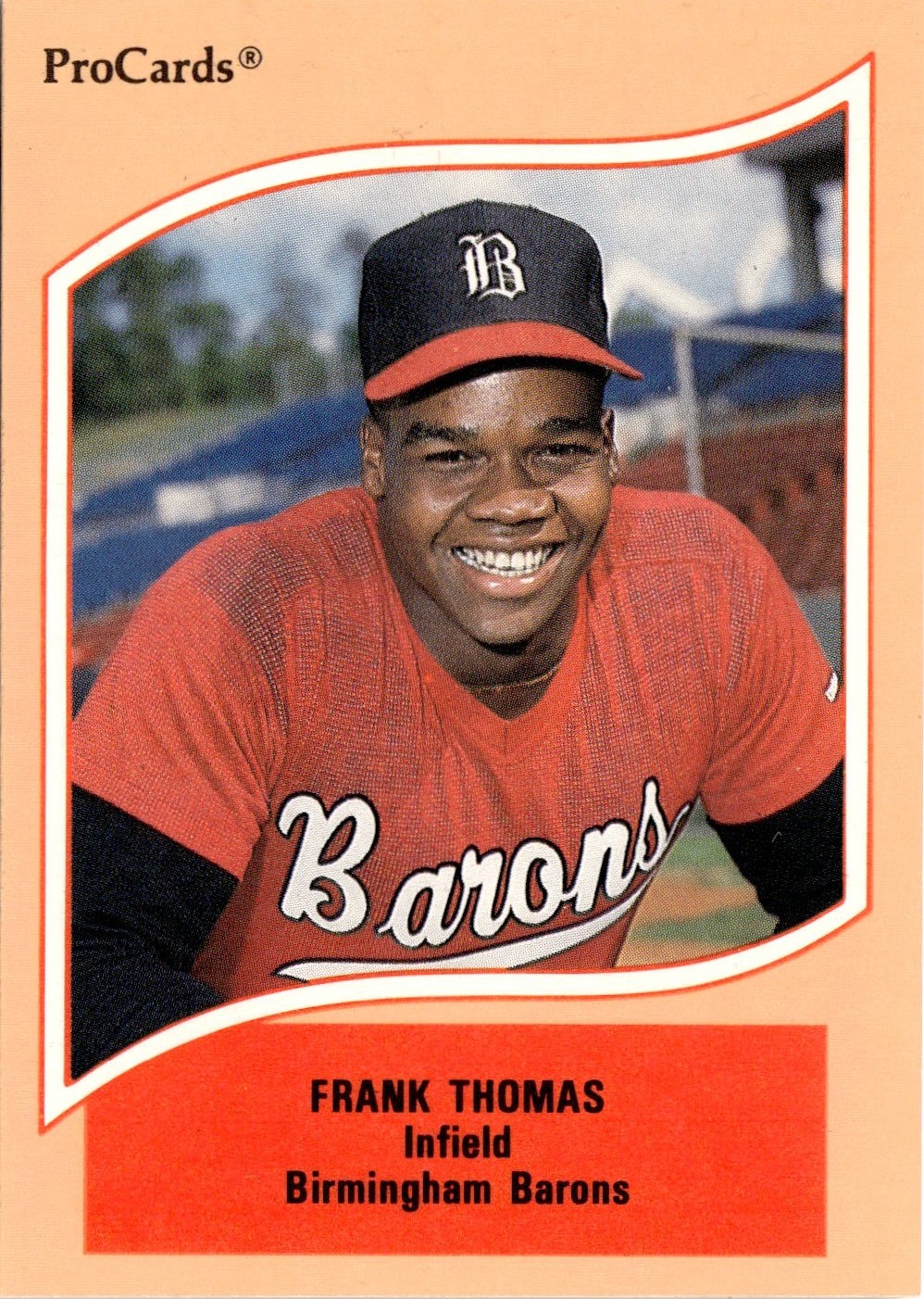 1990 Procards A And Aa Frank Thomas graded slab
