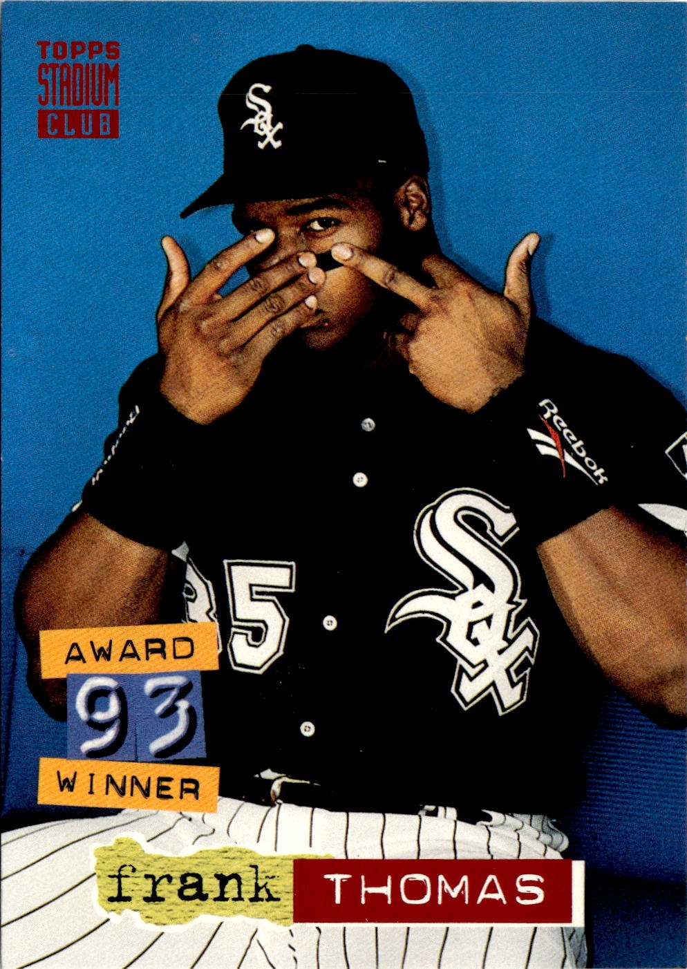 1994 Stadium Club Frank Thomas graded slab
