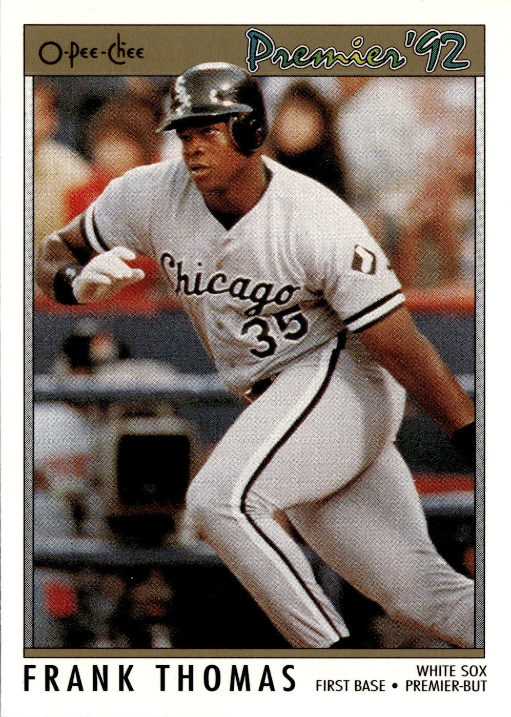 1992 O Pee Chee Premier Frank Thomas graded slab