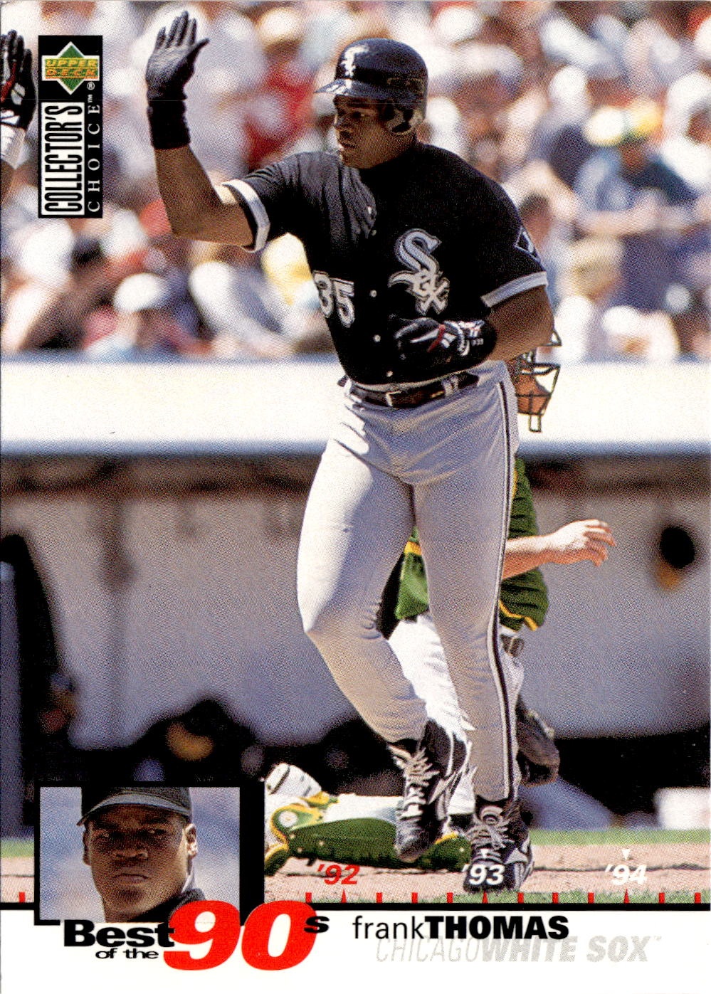 1995 Coll. Choice Frank Thomas graded slab