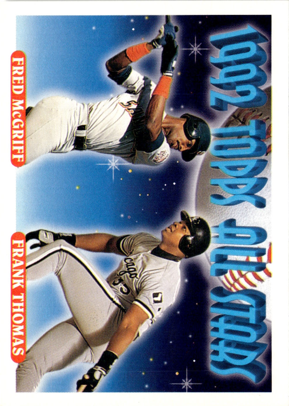 1993 Topps F. McGriff / F. Thomas graded slab