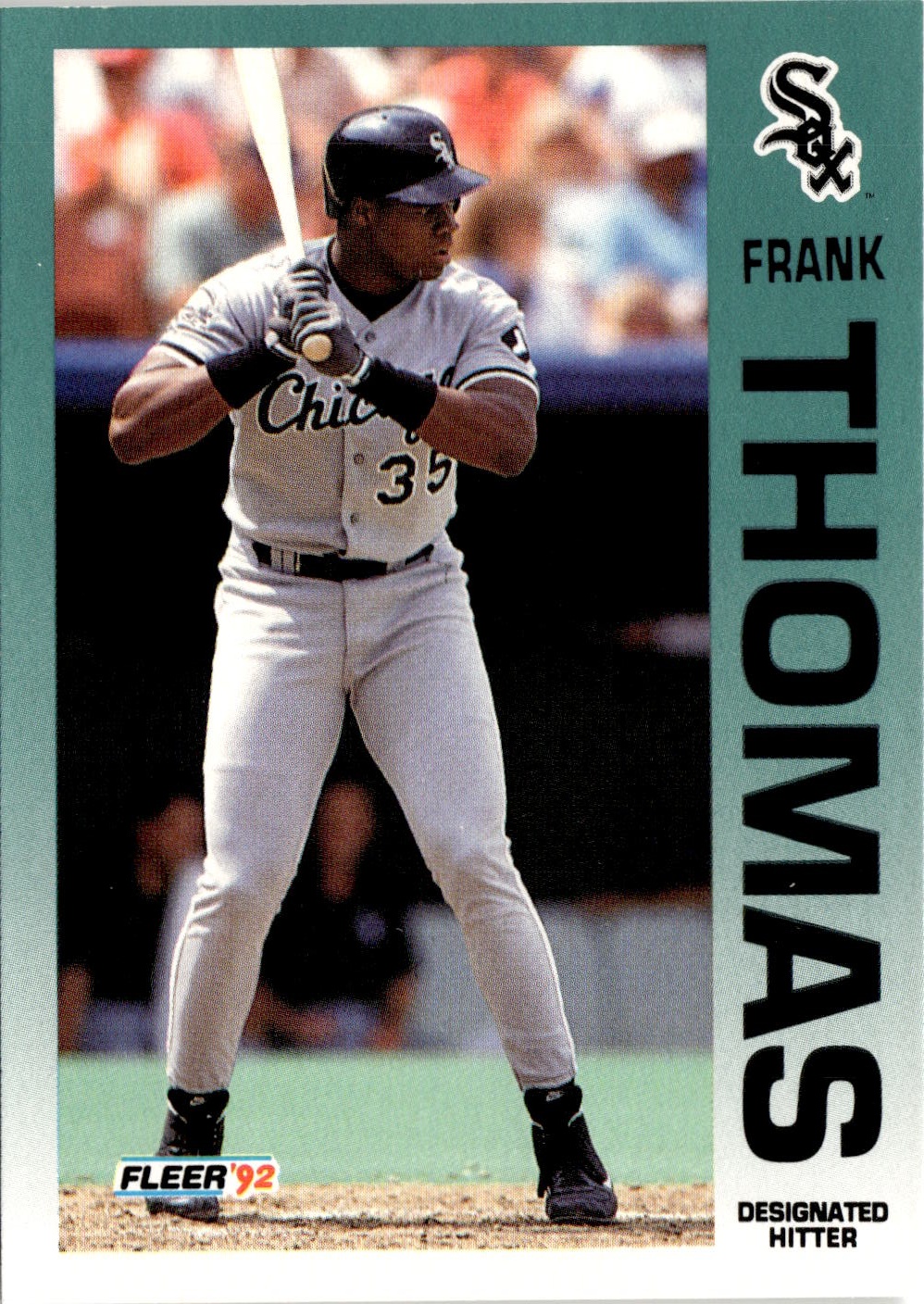 1992 Fleer Frank Thomas graded slab