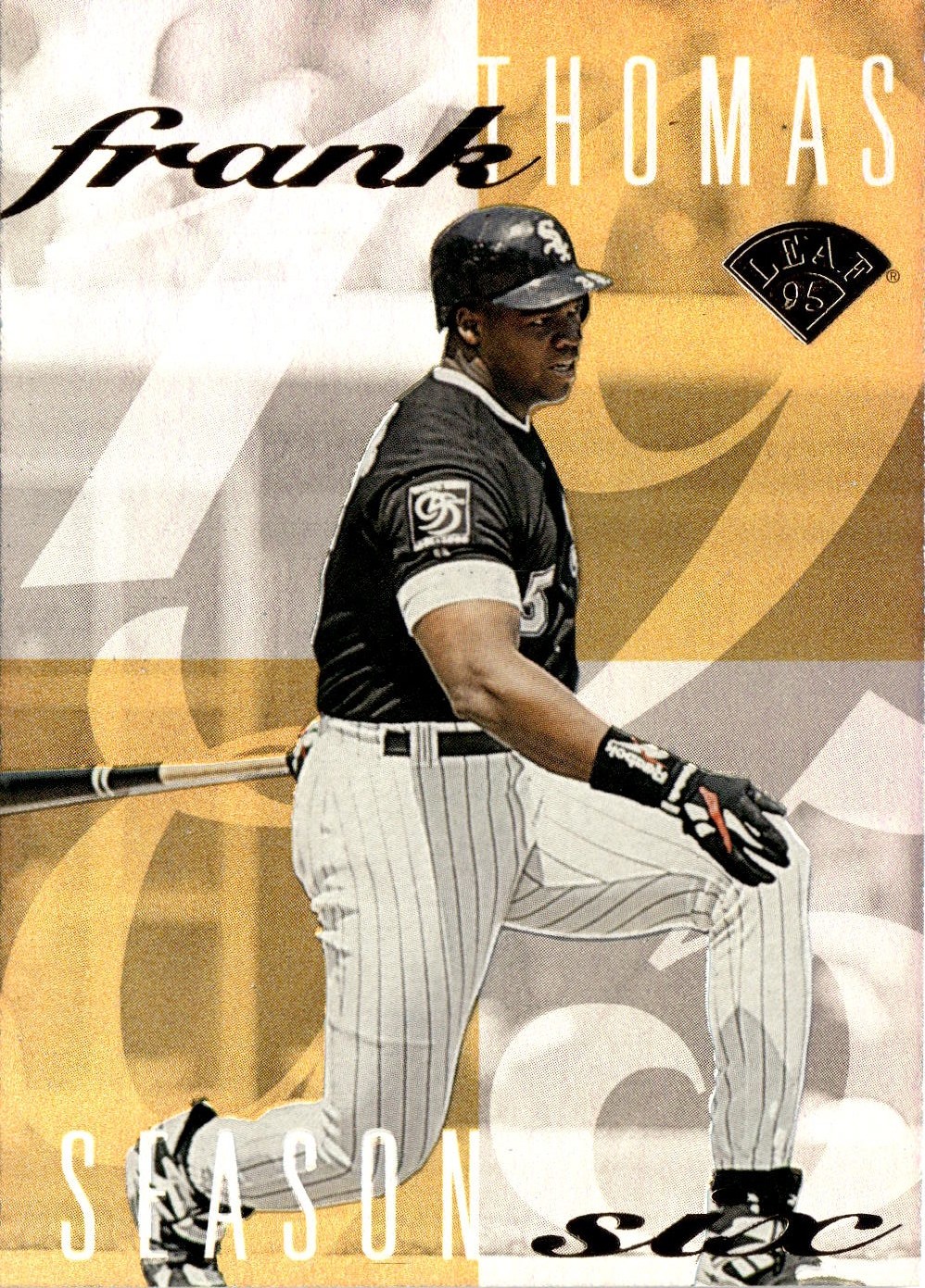 1995 Leaf Frank Thomas graded slab