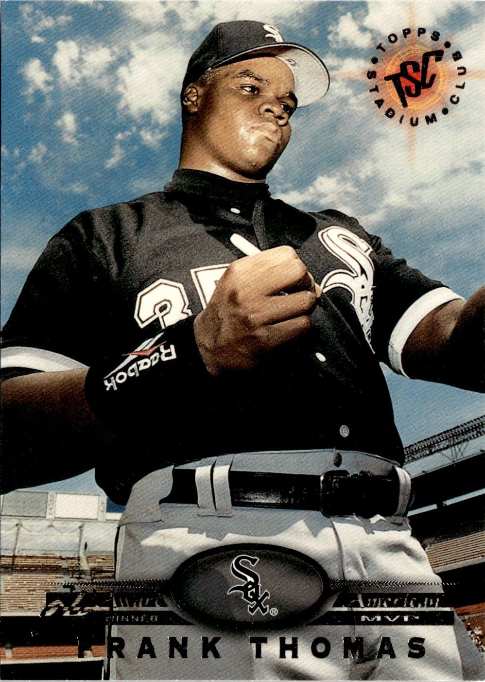 1995 Stadium Club Frank Thomas graded slab