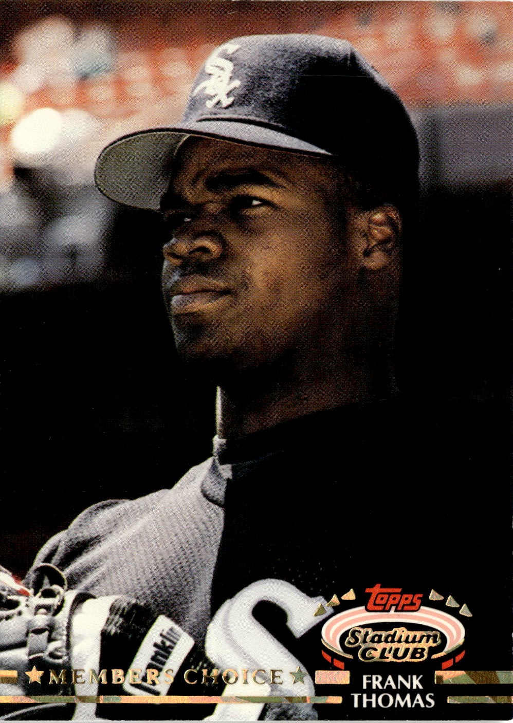 1992 Stadium Club Frank Thomas graded slab