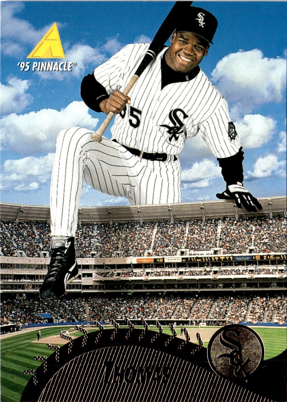 1995 Pinnacle Frank Thomas graded slab