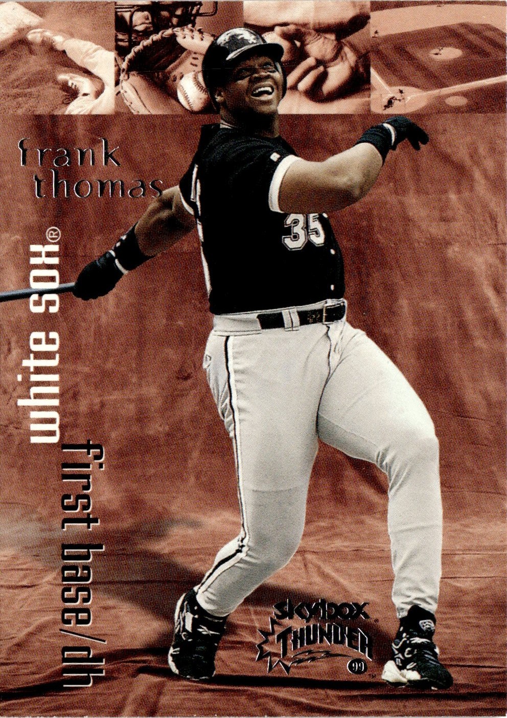 1999 Skybox Thunder Frank Thomas graded slab