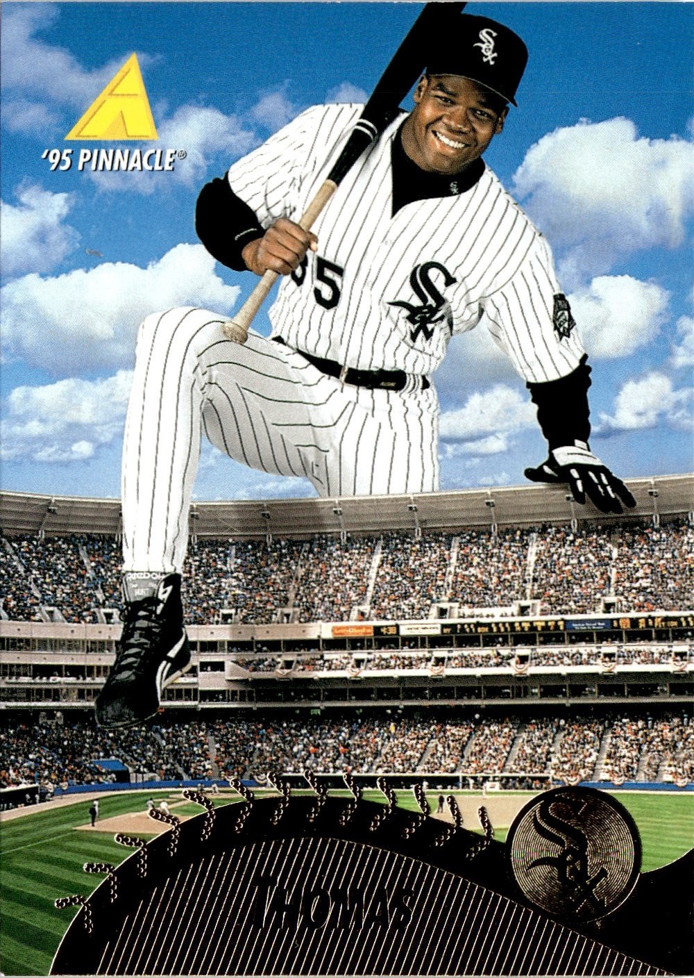 1995 Pinnacle Frank Thomas graded slab