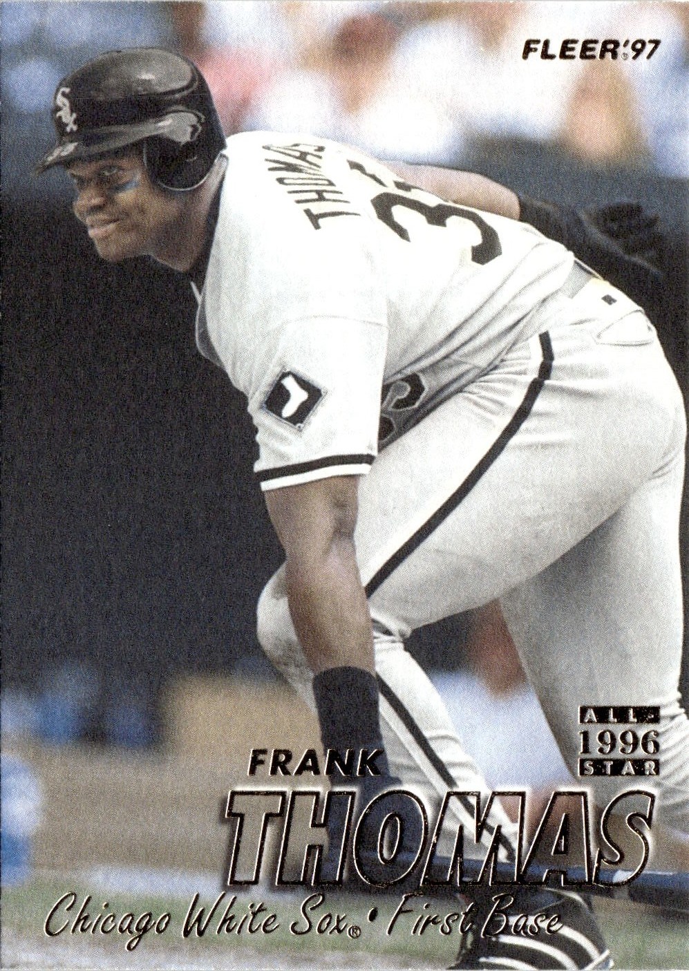 1997 Fleer Frank Thomas graded slab