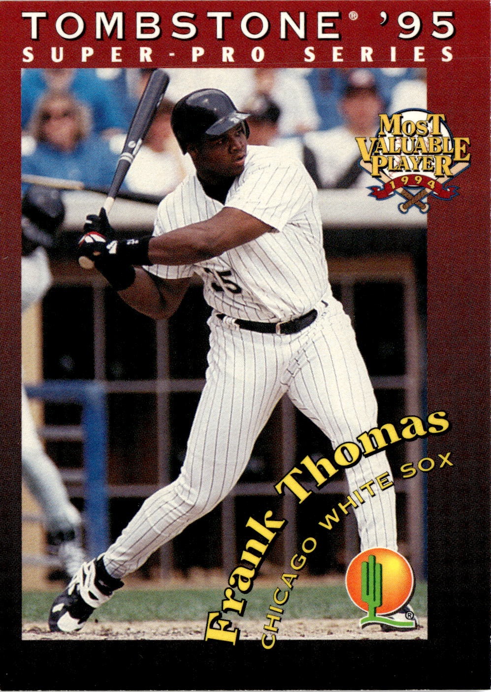 1995 Tombstone Pizza Frank Thomas graded slab