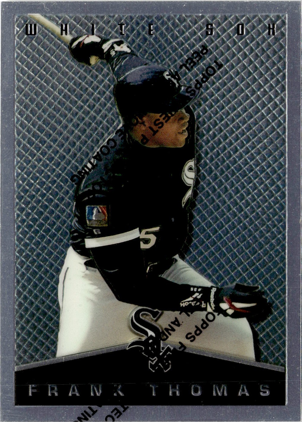 1995 Topps Finest Frank Thomas graded slab