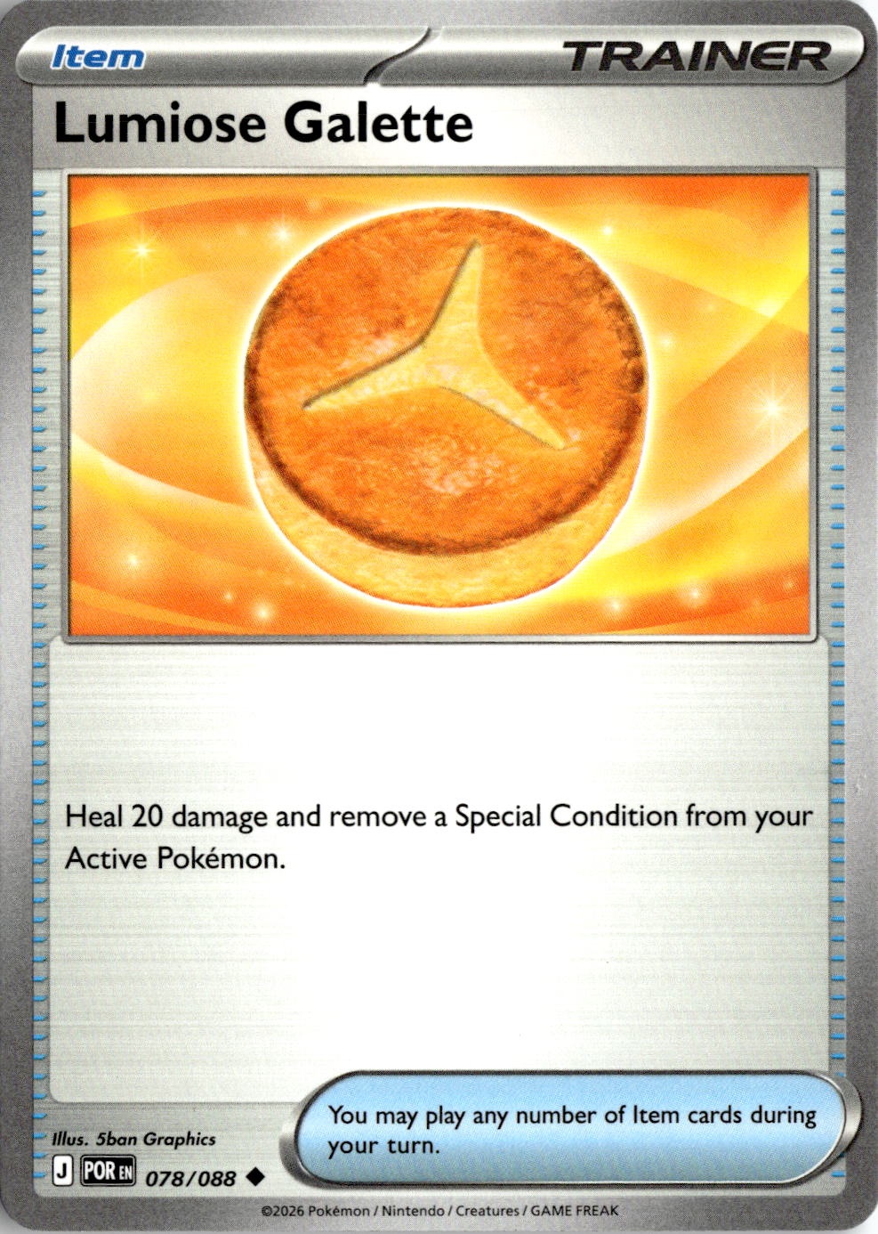 2026 Pokemon Mega Evolution Lumiose Galette graded slab
