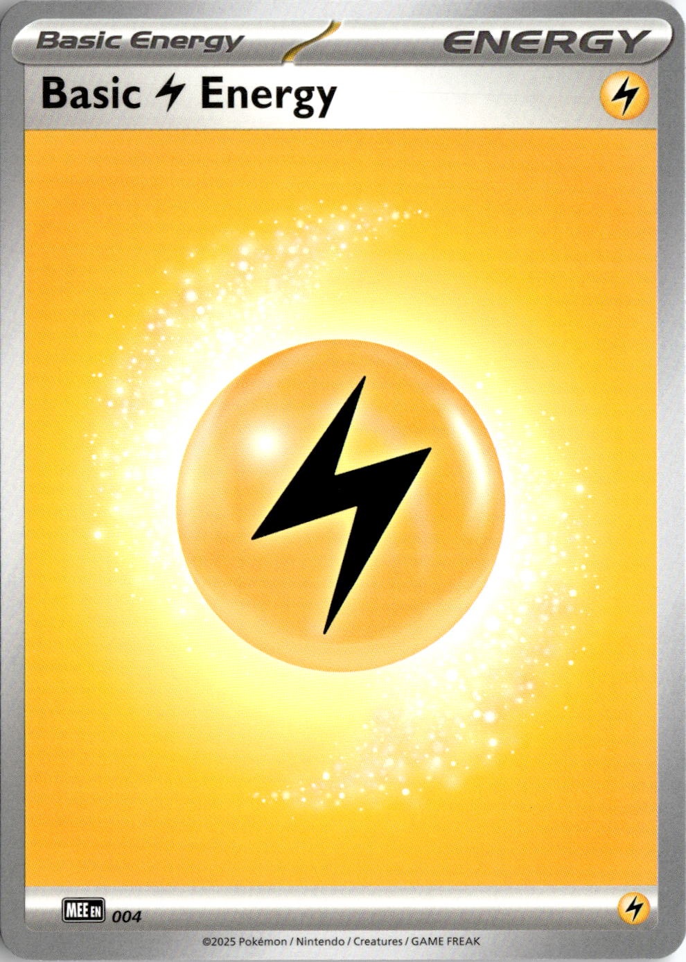2025 Sve Scarlet & Violet Energies Basic Lightning Energy graded slab