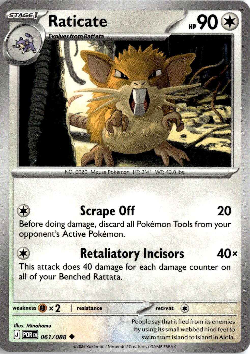 Raticate graded slab