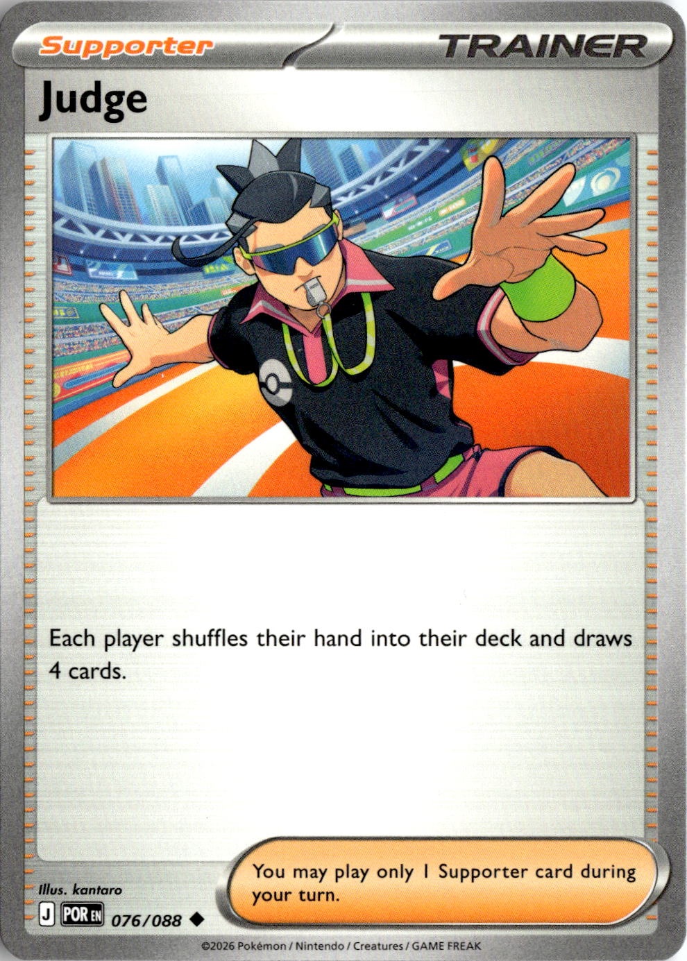 2026 Pokemon Mega Evolution Judge graded slab
