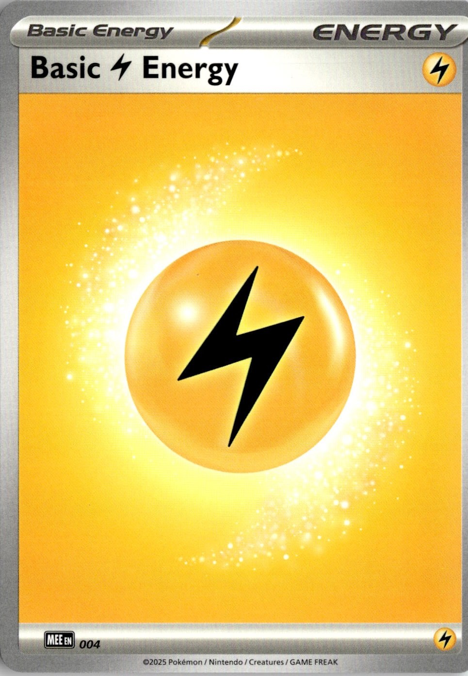 2025 Sve Scarlet & Violet Energies Basic Lightning Energy graded slab
