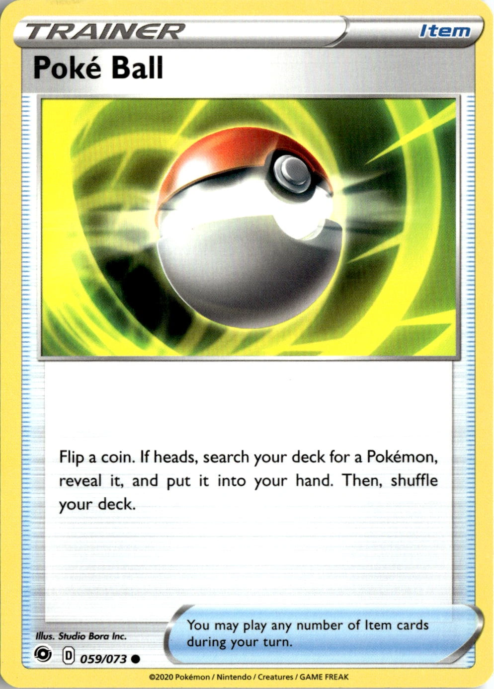 2020 Pokemon Swsh Poké Ball graded slab