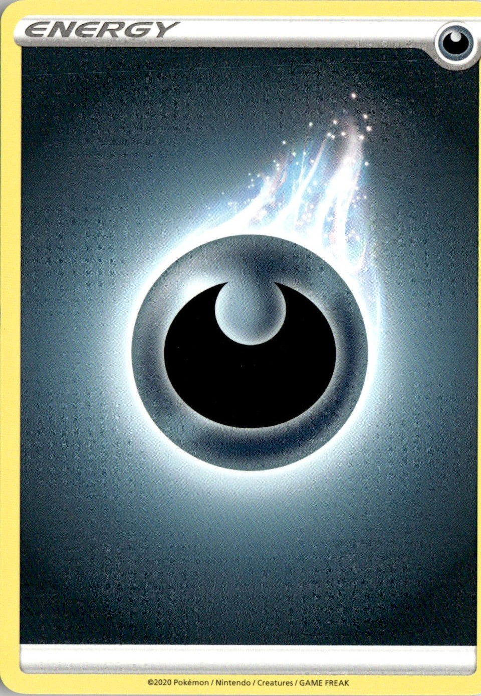 2020 Swsh01 Base Set Darkness Energy graded slab