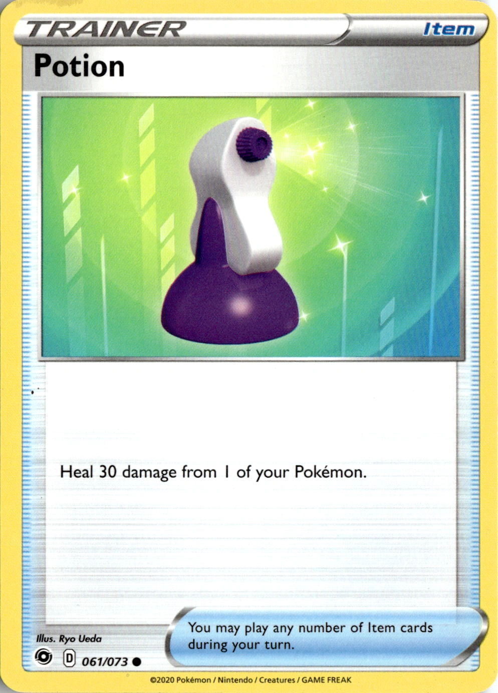 2020 Pokemon Swsh Potion graded slab