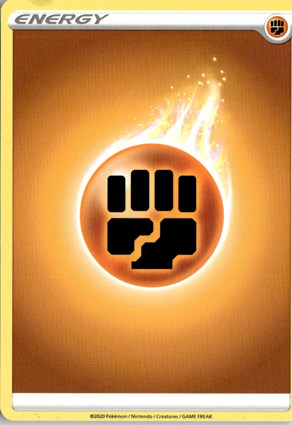 2020 Swsh01 Base Set Fighting Energy graded slab