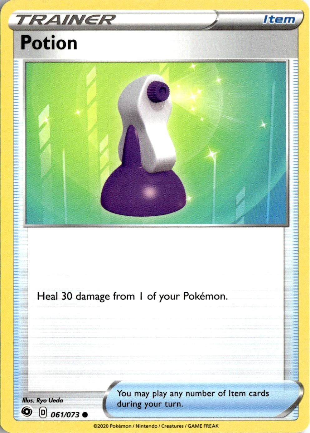 2020 Pokemon Swsh Potion graded slab