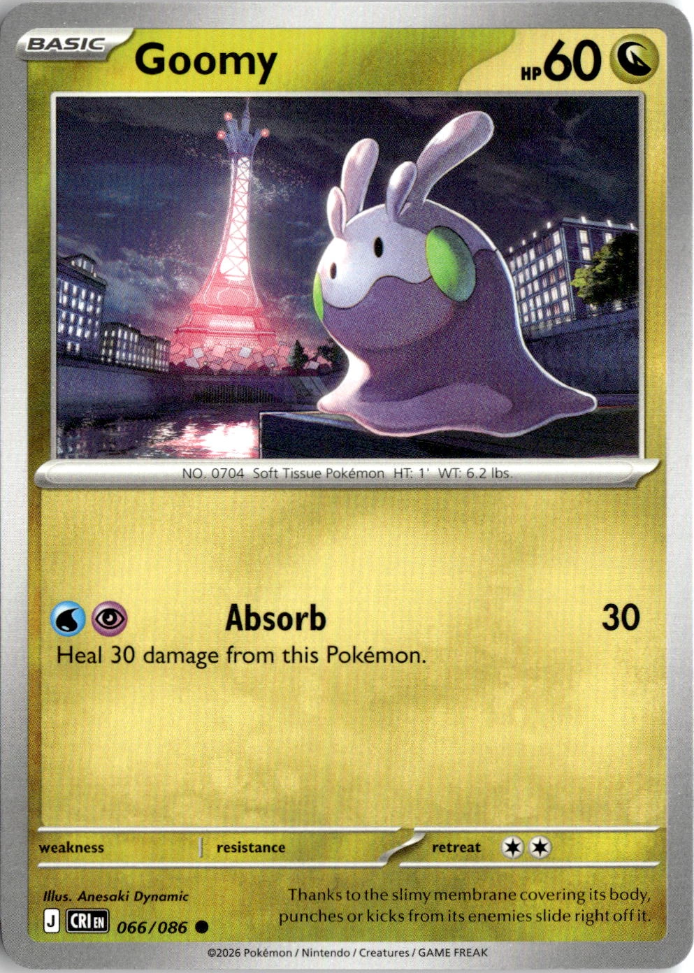 2026 Pokemon Mega Evolution Goomy graded slab