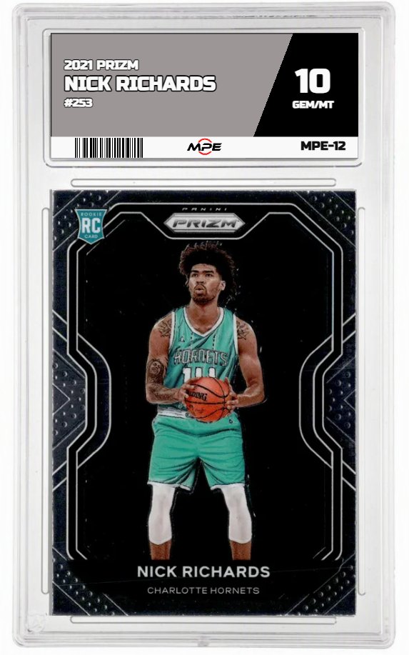 2021 PRIZM #253 NICK RICHARDS MPE 10 GEM/MT — graded card up for auction