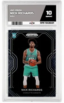 2021 PRIZM #253 NICK RICHARDS MPE 10 GEM/MT — graded card up for auction