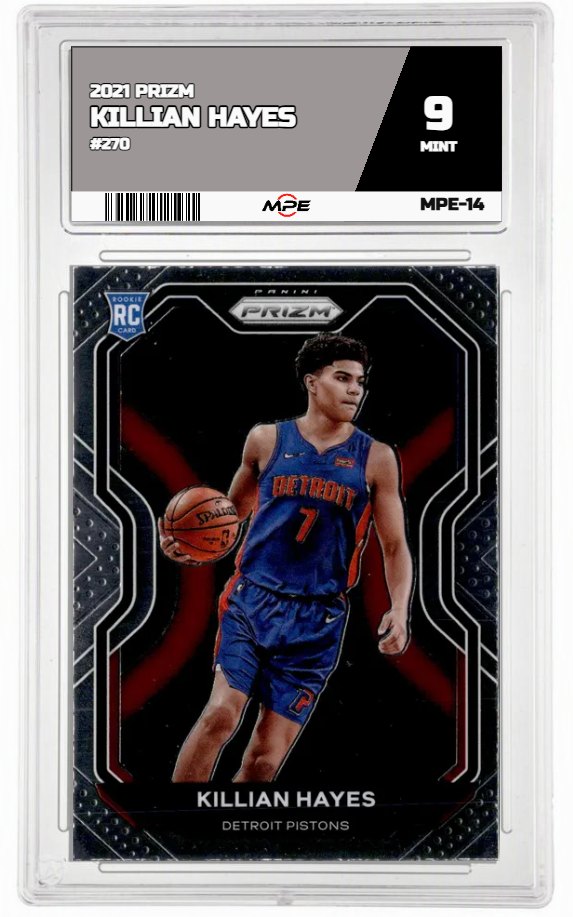 2021 PRIZM #270 KILLIAN HAYES MPE 9 MINT — graded card up for auction