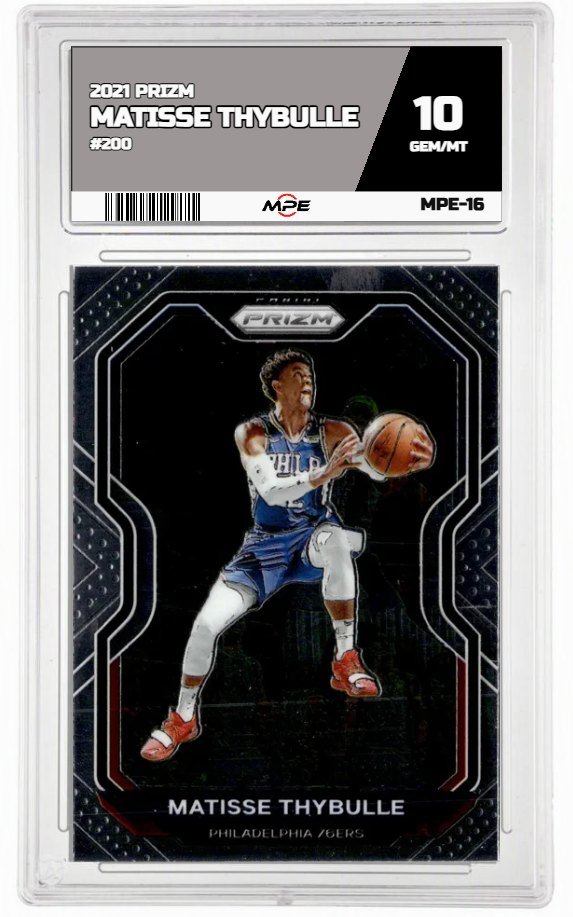 2021 PRIZM #200 MATISSE THYBULLE MPE 10 GEM/MT — graded card up for auction