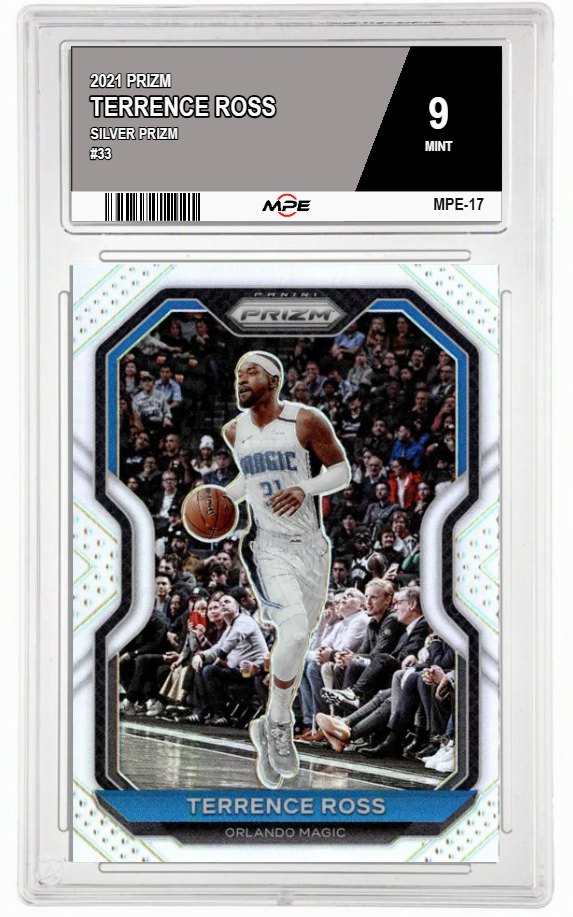 2021 PRIZM SILVER PRIZM #33 TERRENCE ROSS MPE 9 MINT — graded card up for auction