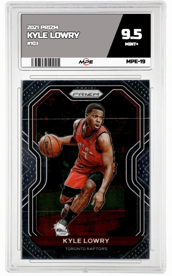2021 PRIZM #103 KYLE LOWRY MPE 9.5 MINT+ — graded card up for auction