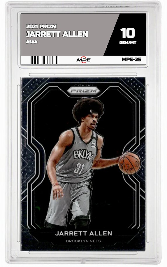 2021 PRIZM #144 JARRETT ALLEN MPE 10 GEM/MT — graded card up for auction