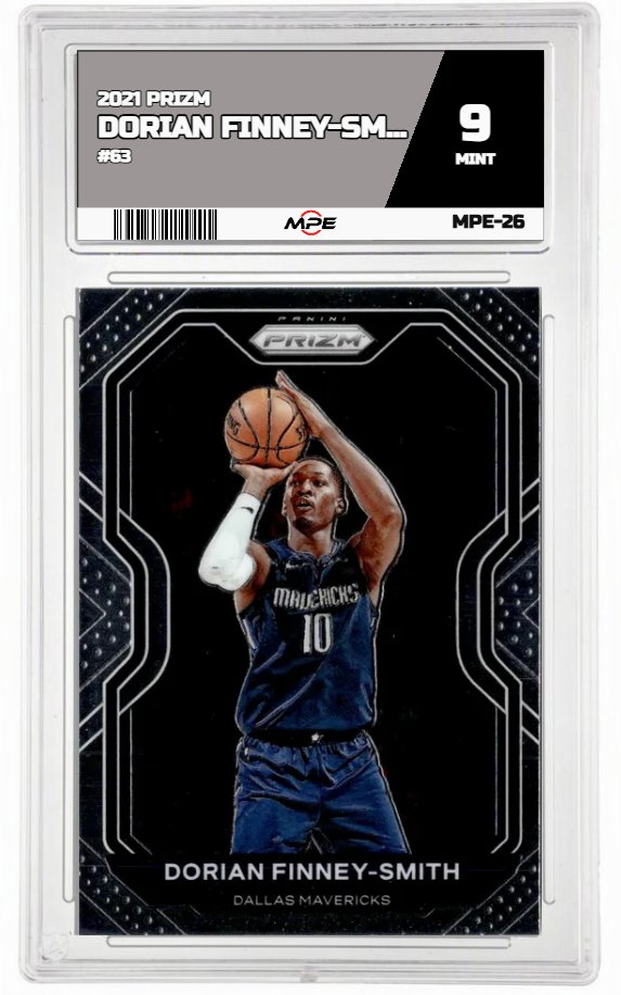 2021 PRIZM #63 DORIAN FINNEY-SMITH MPE 9 MINT — graded card up for auction