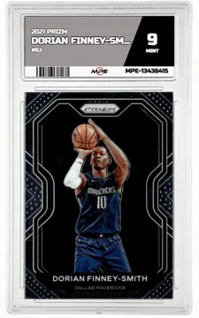 2021 PRIZM #63 DORIAN FINNEY-SMITH MPE 9 MINT — graded card up for auction