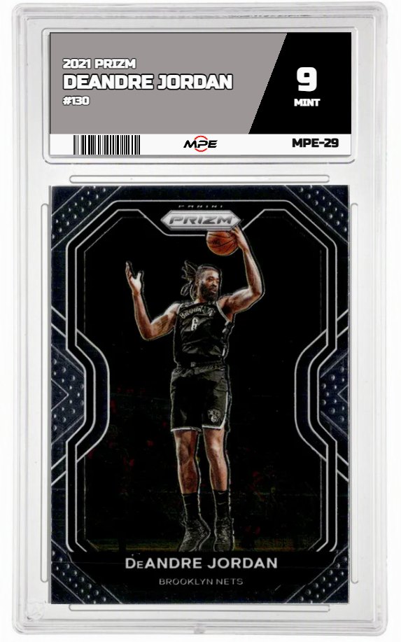 2021 PRIZM #130 DEANDRE JORDAN MPE 9 MINT — graded card up for auction