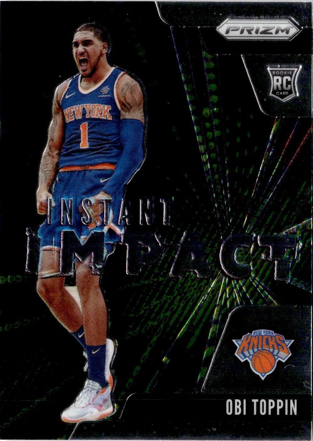 2021 Prizm Obi Toppin graded slab